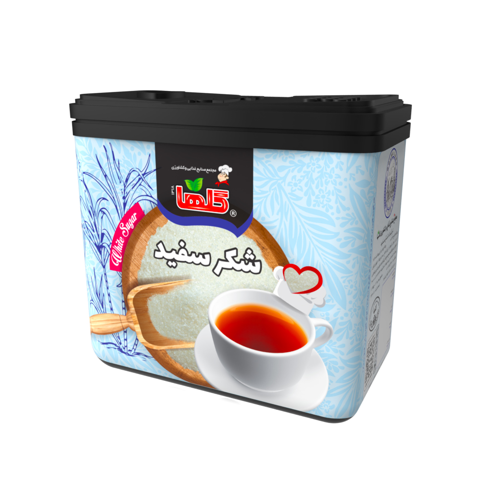 شکر سفید – قوطی پلاستیکی